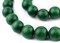 The Bead Chest Natural 16mm Wooden Beads in Green for Jewelry Making – Round Loose Wood Spacer Beads I Approximately 25 Beads